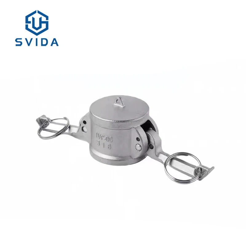 Stainless Steel Global Cam and Groove Hose Fitting DC Type Camlock Gasket Dust Cap