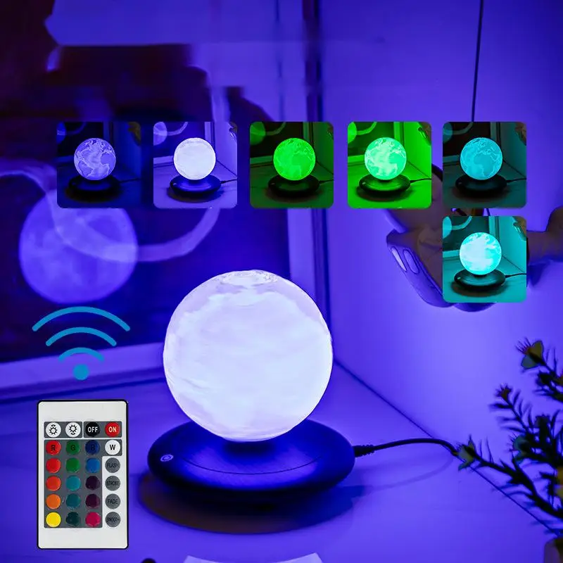 New Item Magnetic Levitating Floating Moon Light Business Gift 3D Night Light