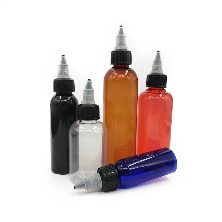 LANWEI Sauce Bottles Squeeze 30ml 50ml 60ml 80ml 100ml 120ml 200ml 250ml Twist Top Cap Liquid Squeeze Bottle With Custom Logo