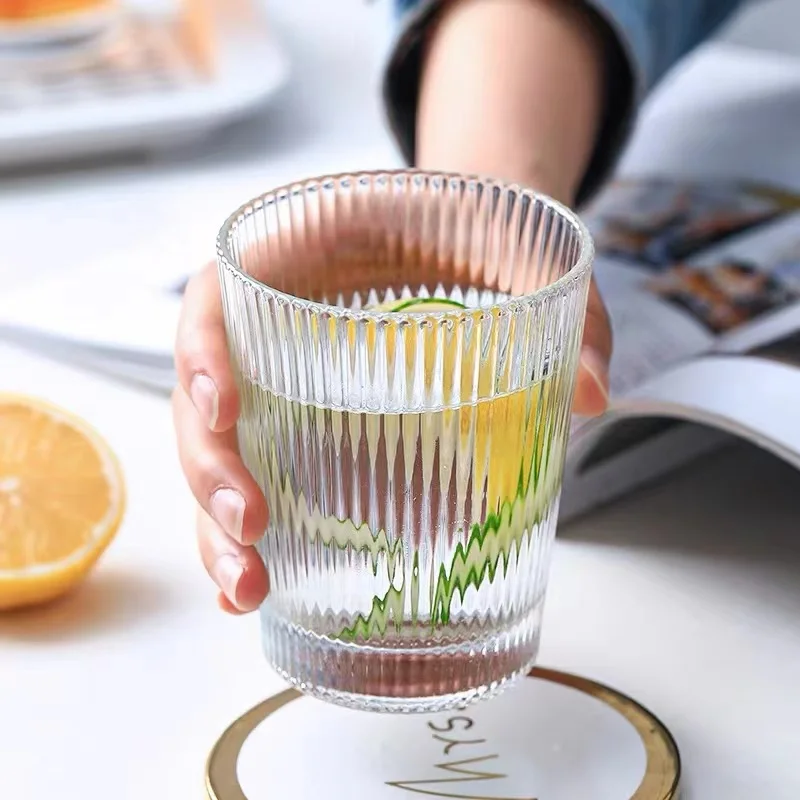 hot selling drinking glasses coffee mug round mouth milk glasses 300ml 330ml beer mug