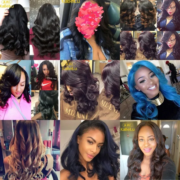 Kabeilu brazilian grey human hair sew in weave,remy hair extensions and packaging 20 inch,afro kinky human hair weave