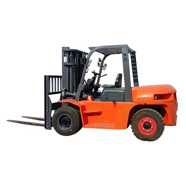 Factory Cost Price Diesel Fork Lift Truck Cpcd70 7000 Kg Forklift De Eladas With 3 Stage Mast