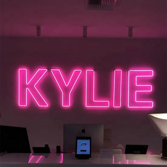 Birthday party custom name neon signs brightness silicone neon light letters