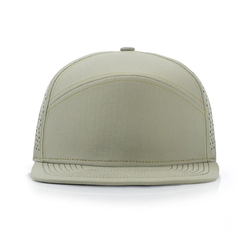 High Quality 6 Panel Snapback hat Baseball Cap Waterproof hat Flat Brim Sports Cap Custom Hip Hop Cap for Outdoor & Ski Scenes