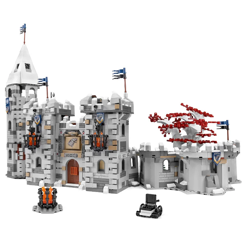k101 2217+pcs/set moc Winterfell create Building Blocks Bricks Kids Christmas Gifts