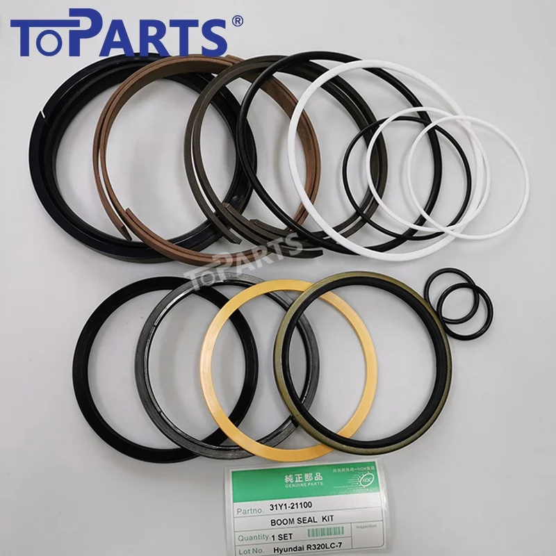 31Y1-21100 Boom Seal Kit For R320LC-7 R320LC-7A Excavator Hydraulic Cylinder