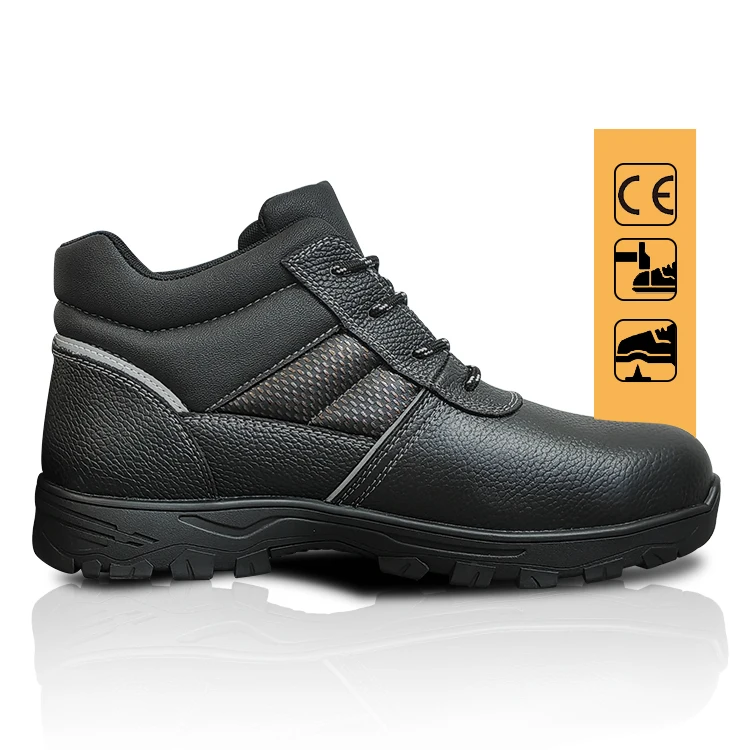 High quality non-slip safety boot Middle tube Work shoes CE For Men steel toe shoes