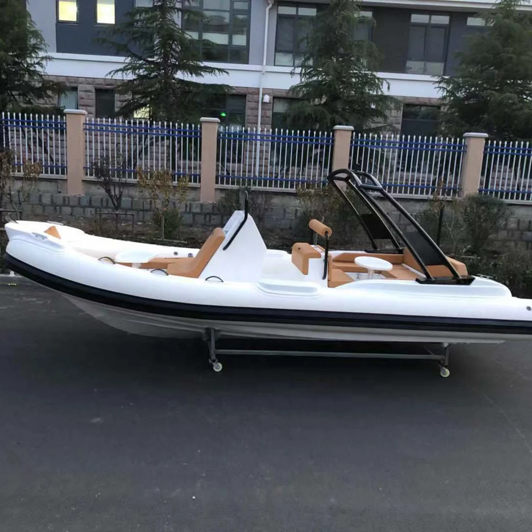 
Liya 22feet hypalon rigid inflatable boat rib fihing boats for sale 