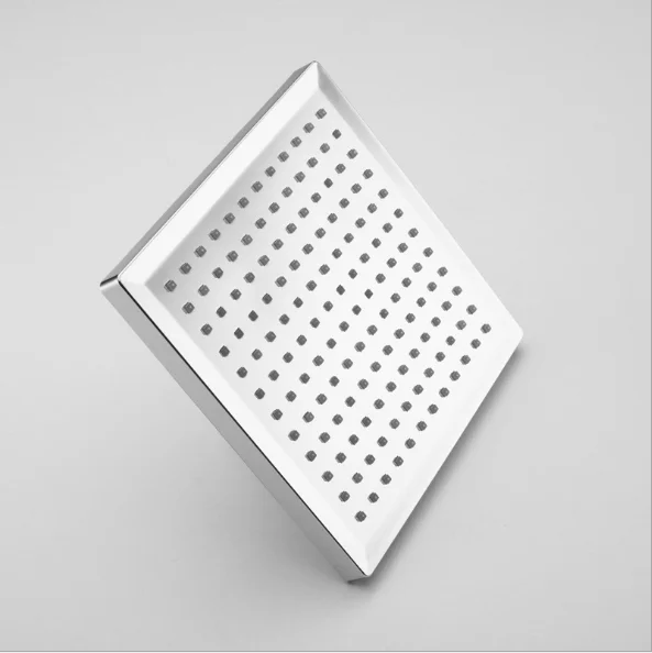 8 inch LED Color Bathroom Square Shower Head /Popular Chrome Rainfall LED Shower Head