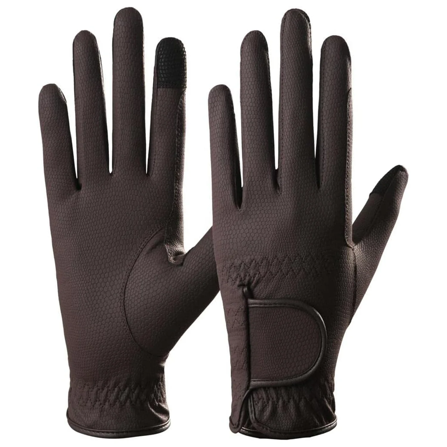 Fashion Design Ladies Equestrian Gloves Custom High Quality Wholesale Breathable Durable Comfort Grip Horse Rider Gloves