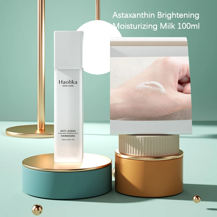 Wholesale OEM Astaxanthin Skin Care Set Beauty Water Lock Professional  Skincare System Facial Care Kit