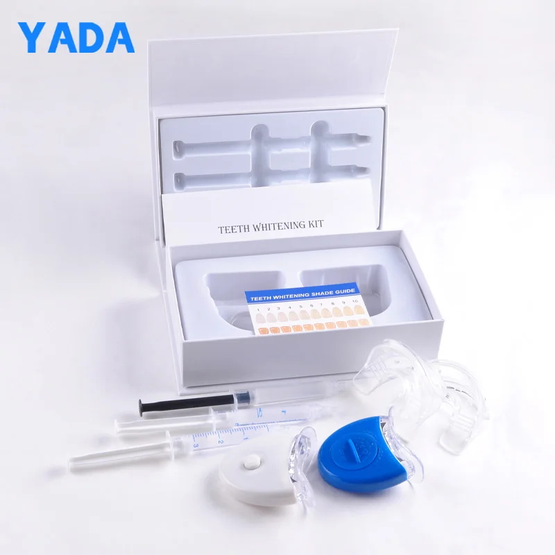 Wholesale 16%hp gel pen products device machine private logo teeth whitening led lamp light home kit with other accessories