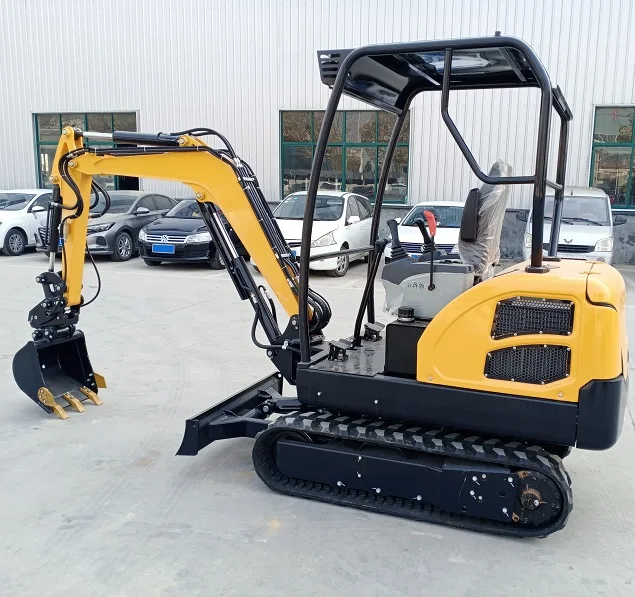 Mini Front End Loader Multifunction Backhoe Loader for Sale Tractor 1 Ton mini excavator for garden