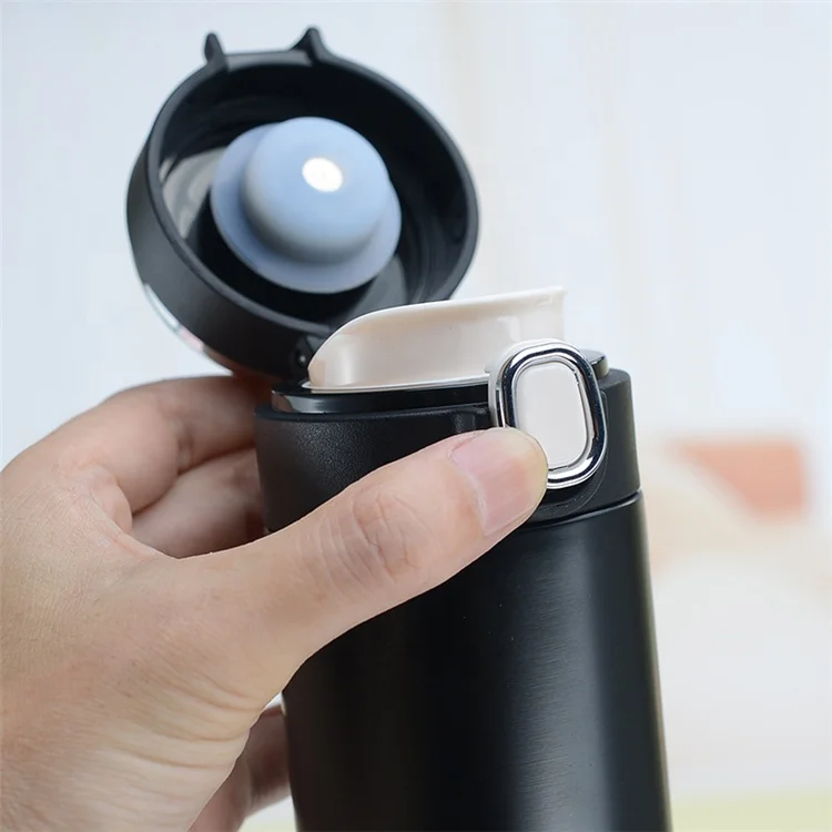 
Stainless Steel OEM Vacuum Flask Smart Touch Custom Thermos Termo Intelligent Water Bottle With Temperature Display Bounce Lid 