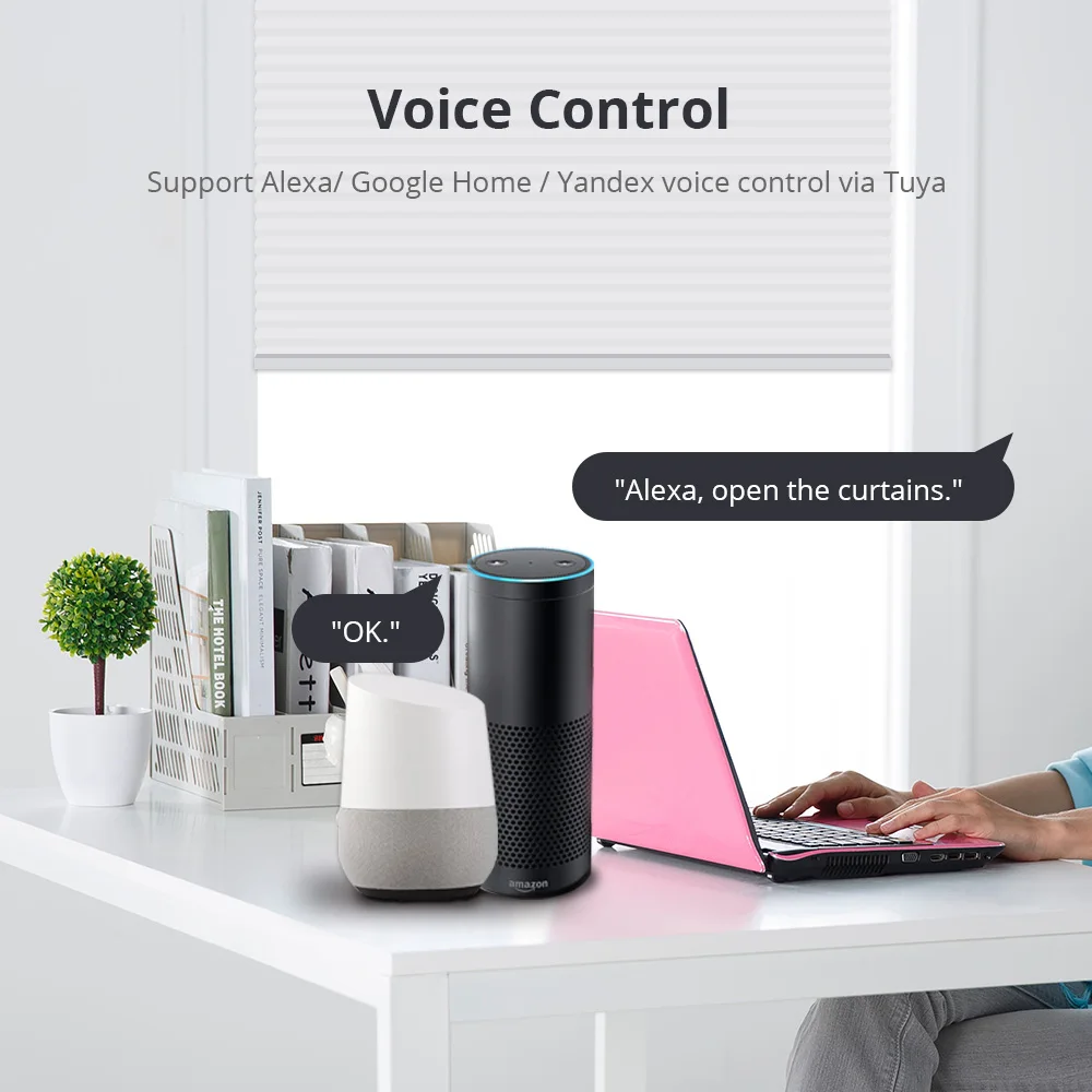 Zemismart Rechargeable Tubular Engine Electric Zebra Motorized Roller Window Automatic Zigbee Blinds Motor for 17 25 28mm Tube