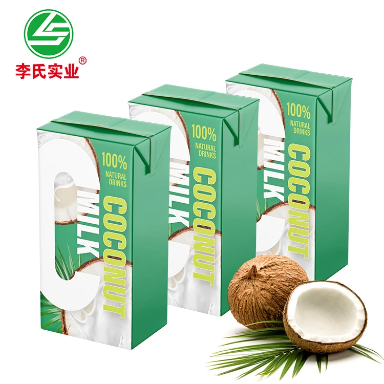 LISHI Hot Sales China Manufacturer Concentrate Coffee Water Coconut Milk Fresh Box 250ML Milks