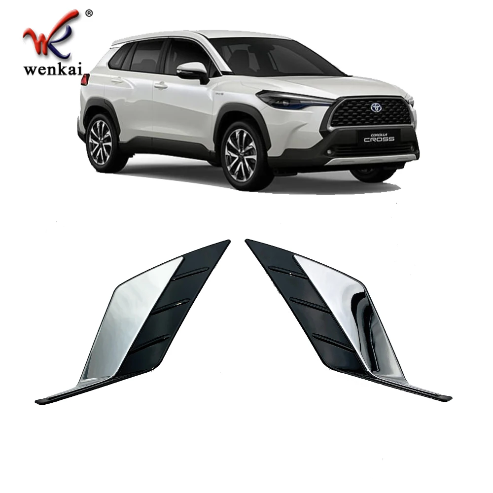 Задняя противотуманная фара крышка для Toyota Corolla Cross 2021 2022 ABS хромированная рамка лампы автомобильные аксессуары