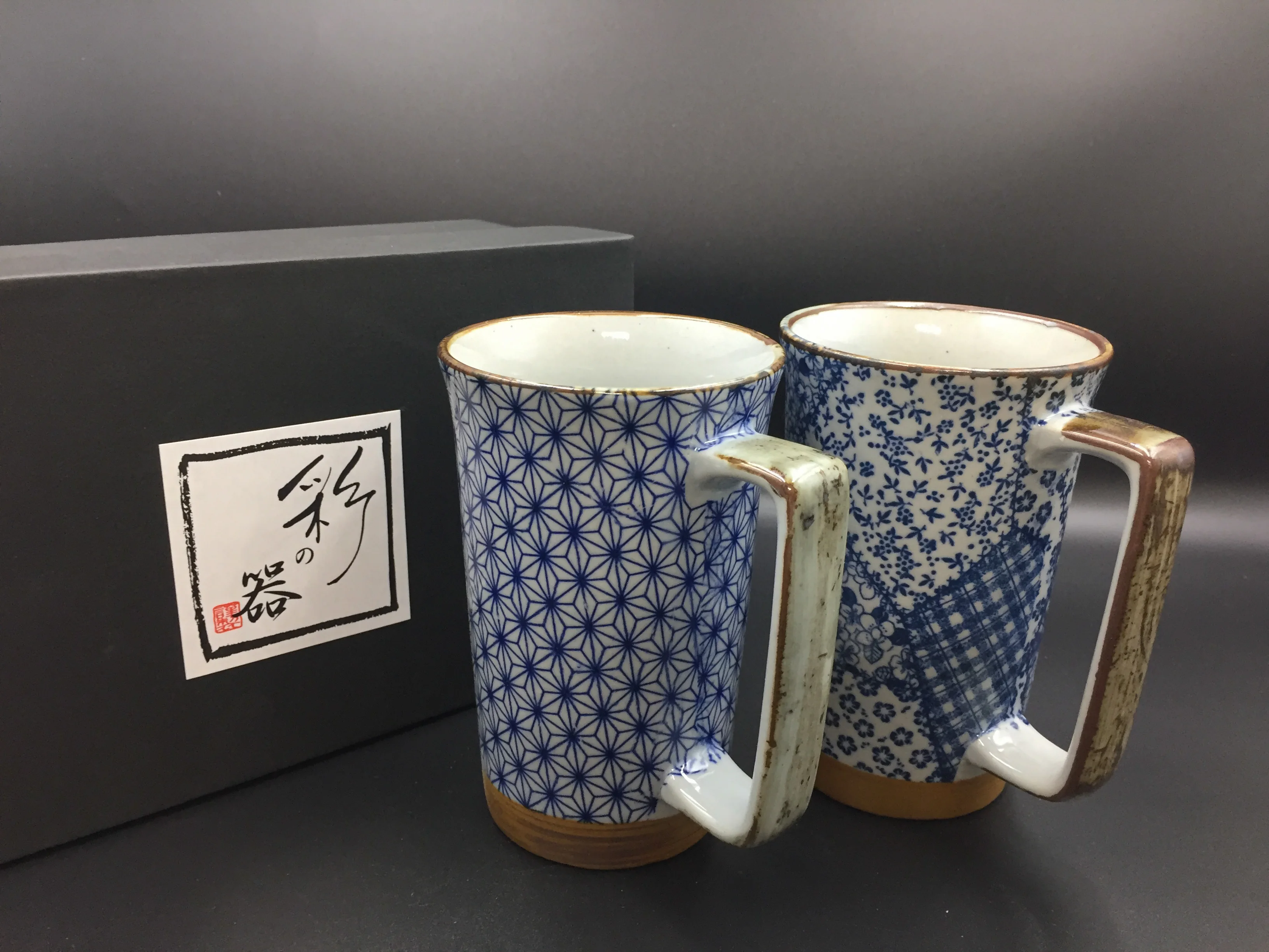 Japan variety patterns stylish shape large capacity gift set 360-degree printed beer mug