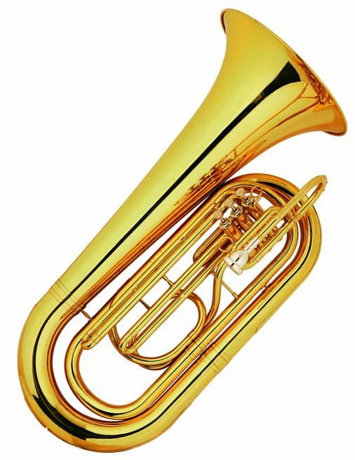 marching small hug JYTU-M378 Lacquered gold B professional wind instrument Marching Tuba Entry Model
