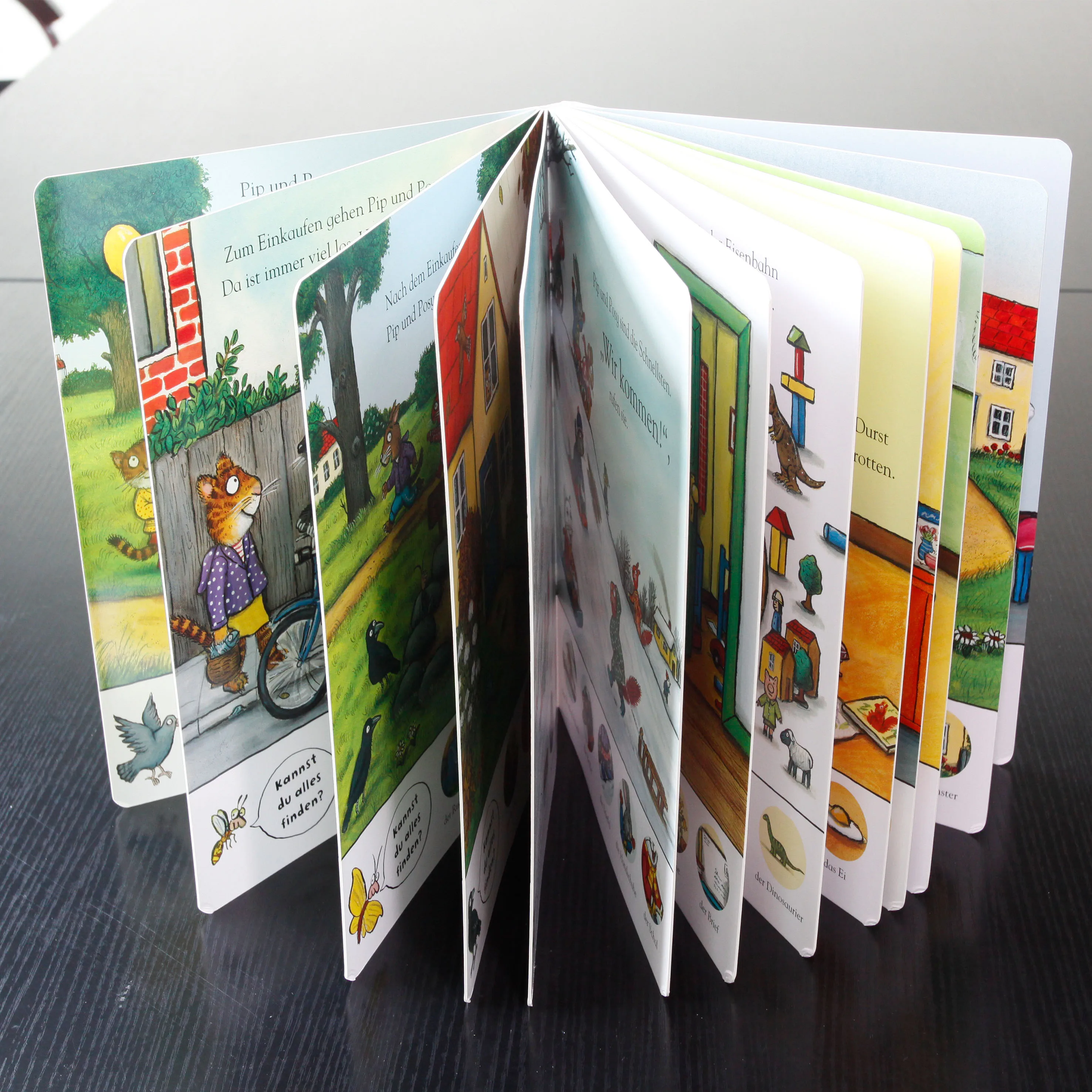 Wholesale price custom OEM children cardboard coloring board book printing service