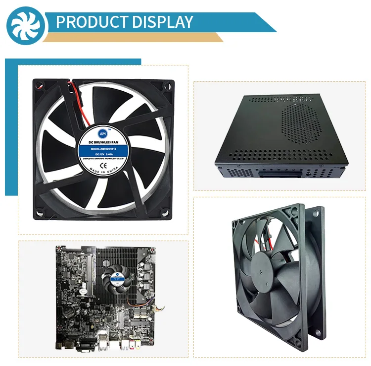 48v Refrigerator Motor 12v Exhaust Ventilation 24v Cooler Car Power Radiator Mini Dc Fan