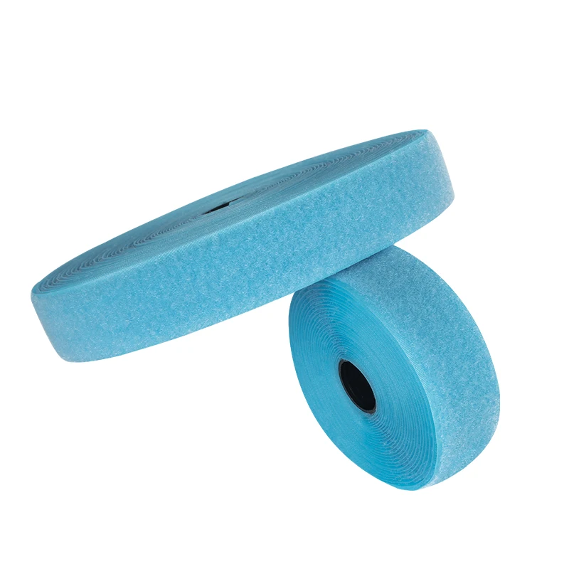 20mm nylon double side storage strap hook loop fabric pallet strap adhesive hook and loop tape with OEKO TEX standard 100