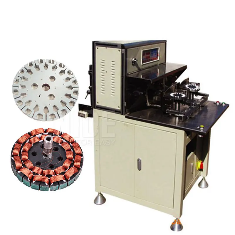 
automatic ceiling fan stator coil winding machine BLDC fan winding mechanical with double stations for sale 