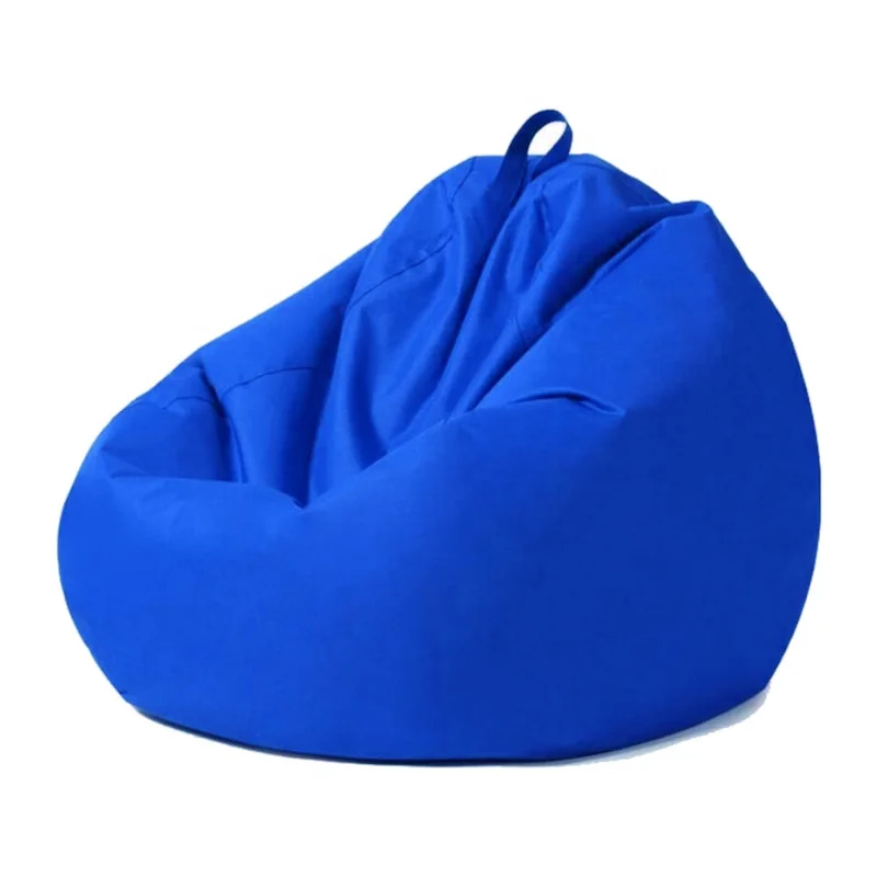 Outdoors Waterproof Multiple Colors Bean Bag Chair Cover Solid Color Sofa Covers Copri Divano Wholesale Summer Polyester Plain