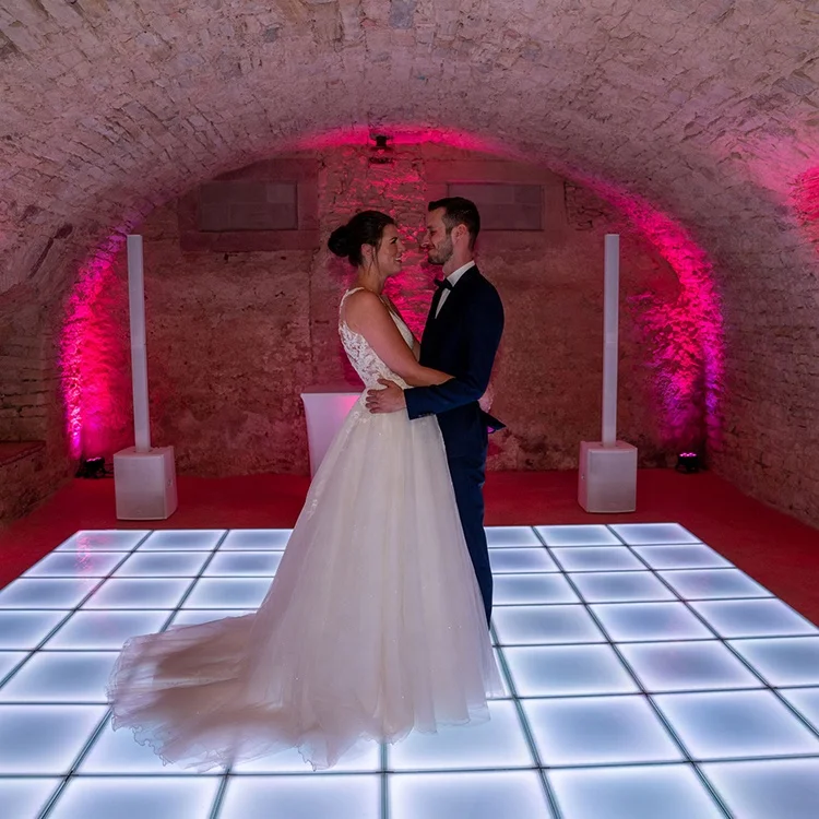 outside magic 3d illuminated glass flower dance floor led carpet