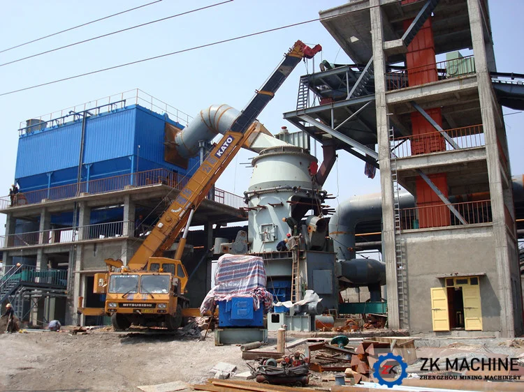 Complete Calcium Carbonate Powder Production Line With Vertical Mill