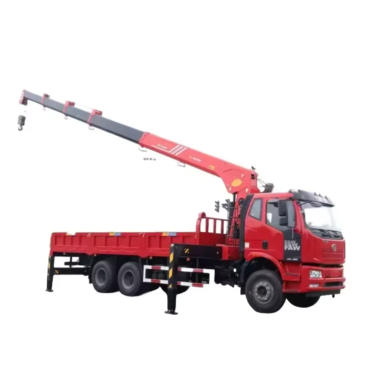 Sinotruk shacman faw Hot Selling Truck Mounted Crane Hydraulic Lifting Truck Crane for Sale