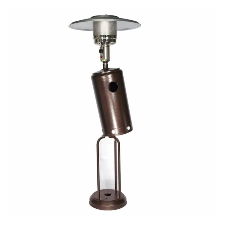 Outdoor Umbrella Shaped Patio Heater With Anti-tilt Switch and Automatic Shut-off Device