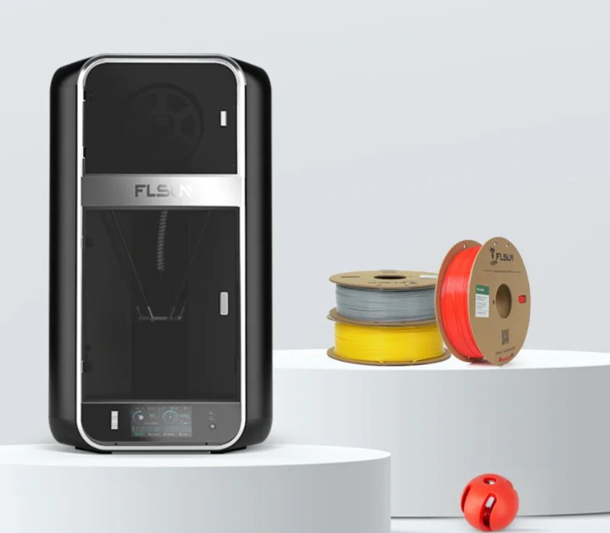 Оригинальная распродажа FLSUN S1 FDM 3D принтер 1200 мм/с максимальная скорость 320*320*430 мм большой размер сборки закрытый Delta настольный