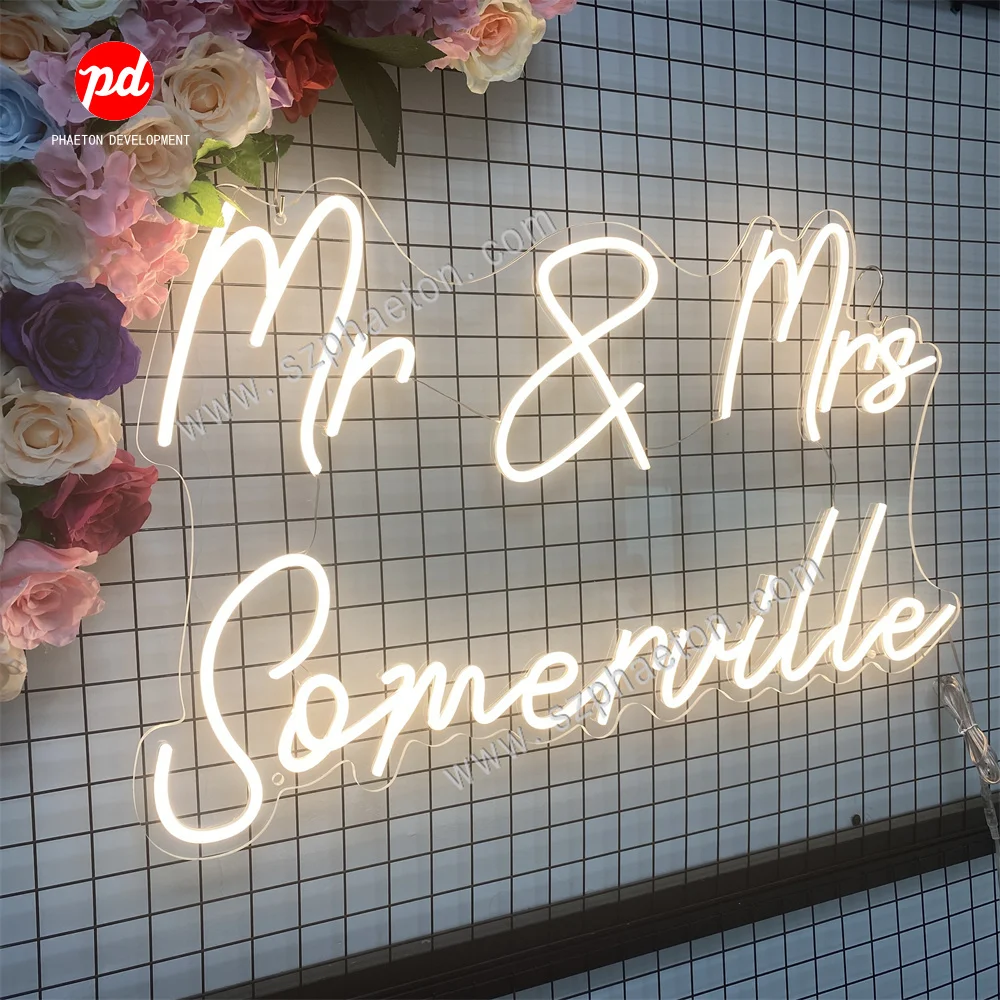 Fast delivery Custom led light neon sign NO MOQ dropshipping for room birthday party home wedding decor