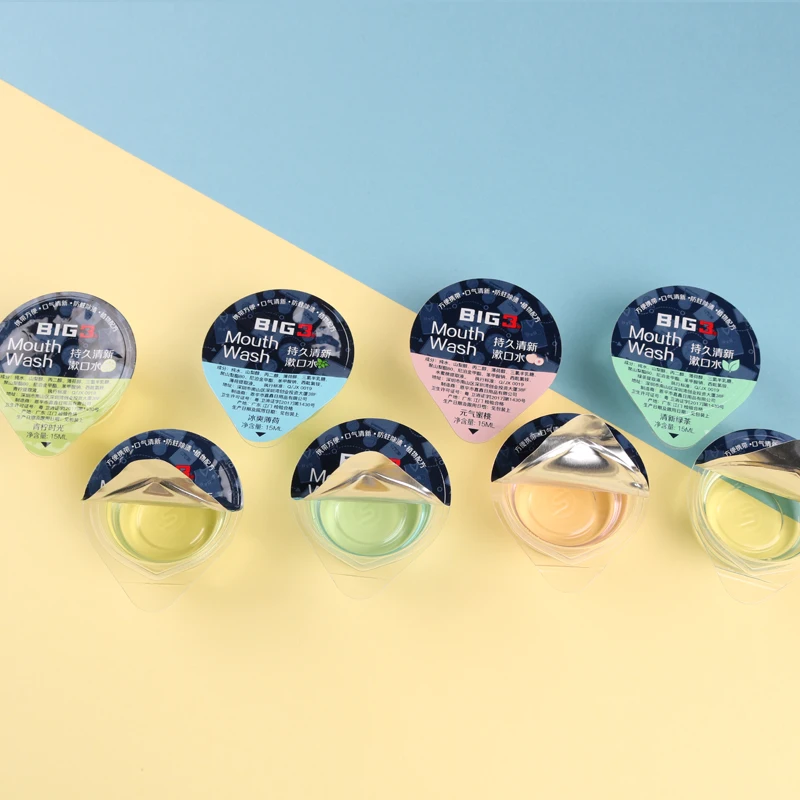 Wholesale water disposable mouth wash jelly cup mouth wash making machine