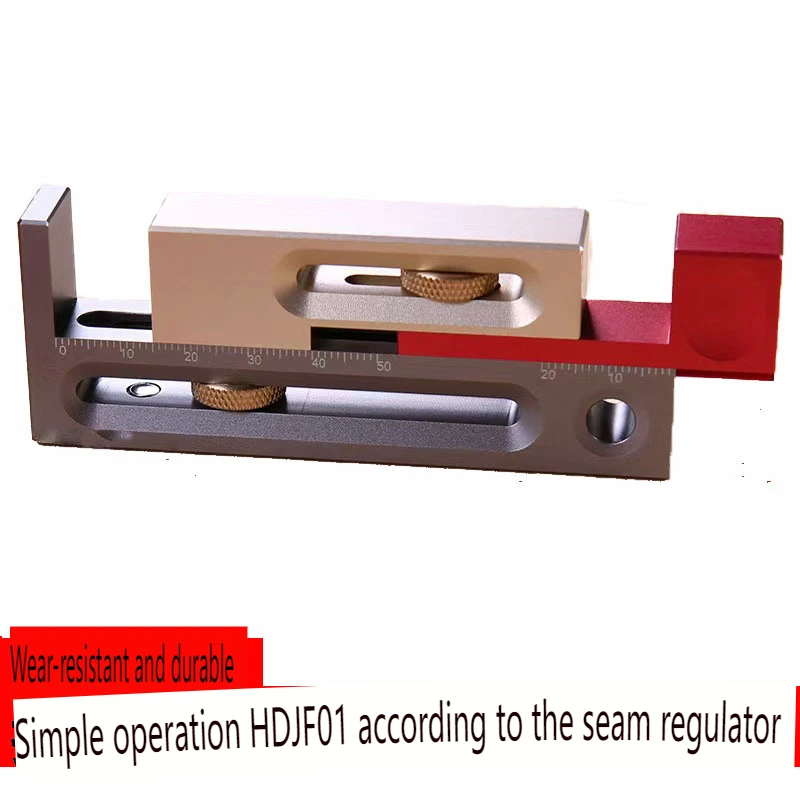 Table Saw Slot Adjuster Mortise Tenon Tool Movable Measuring Block Length Woodworking Tools