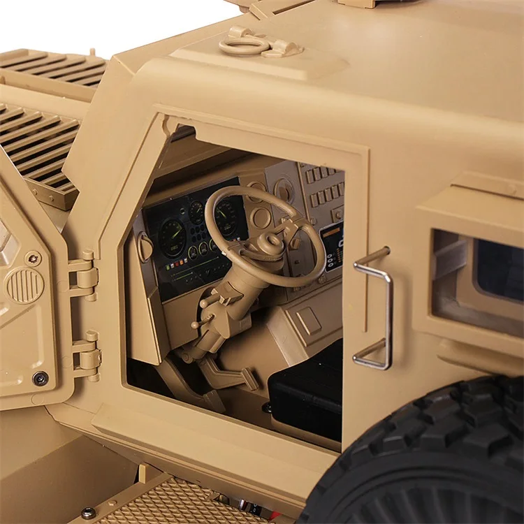 HengGuan TRASPED HG P602 Модернизированный 1/12 6x6 Explosion Truck U.S Military Cougar 2 4G 6WD 16CH электрический RC модель