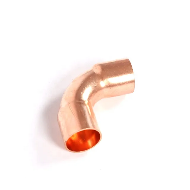 Copper Tube Fitting 45 Degree 90 Degree Elbow for Plumbing Pipe