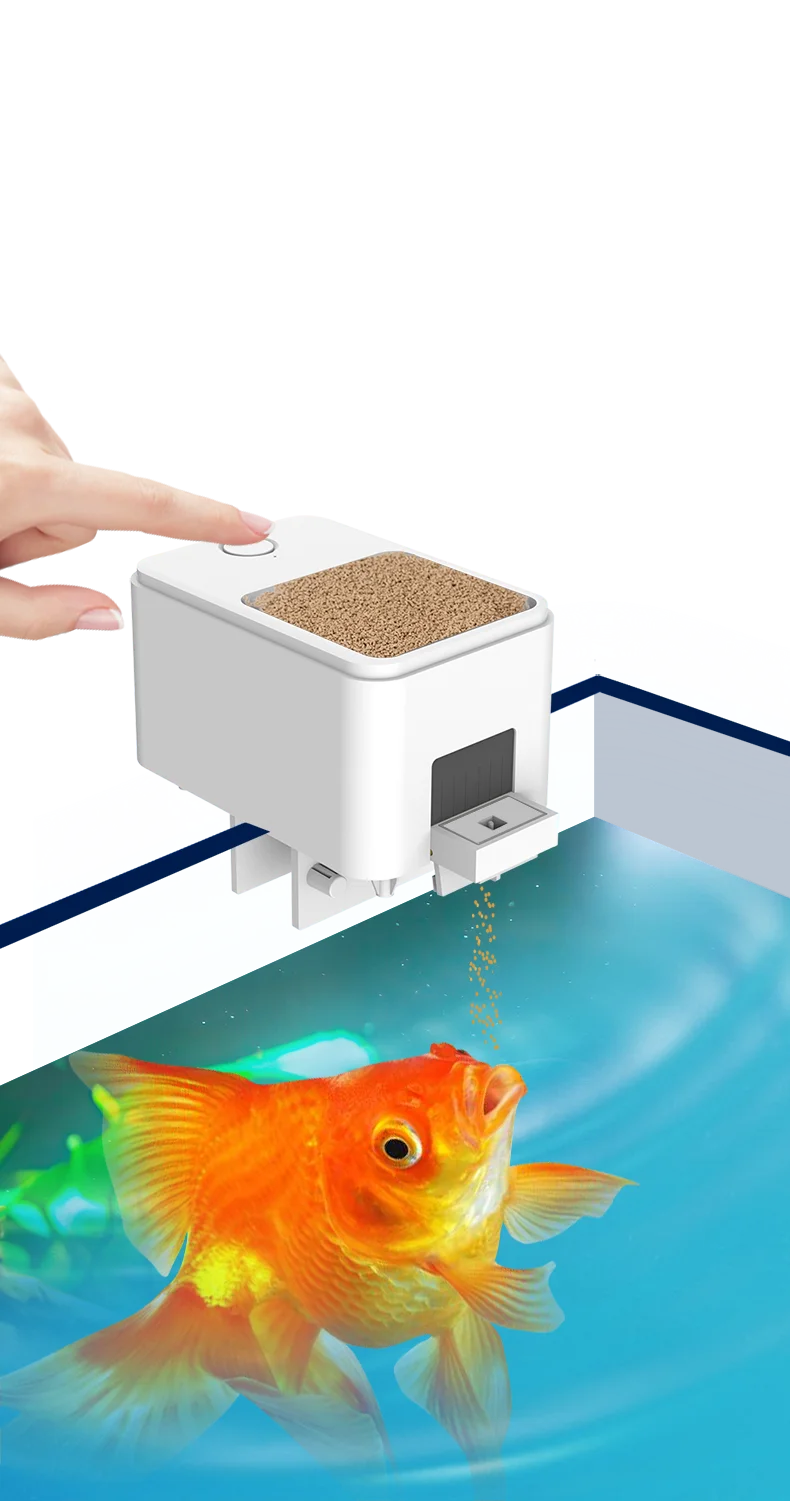 High Quality Wholesale Smart Fish Feeder WIFI App Control WP8621 Classic Edition Food Dispenser Flexible