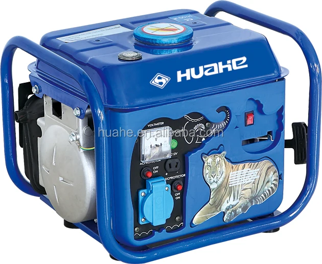 0.65kw portable gasoline generator,2 stroke 63cc gasoline engine
