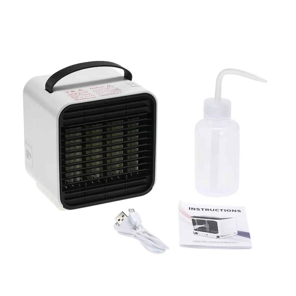 2020 New USB Mini Breeze Evaporative Air Cooler Portable Multifunctional Desert Room Three-speed Wind Air Cooling Fan