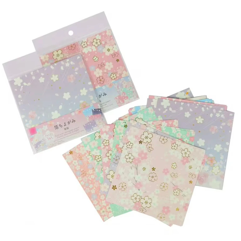 Fashionable Design Origami Papers Diverse Styles Craft Papers Anti-break Sakura Craft Papers For Kids Scrapbook Craft Decor DIY