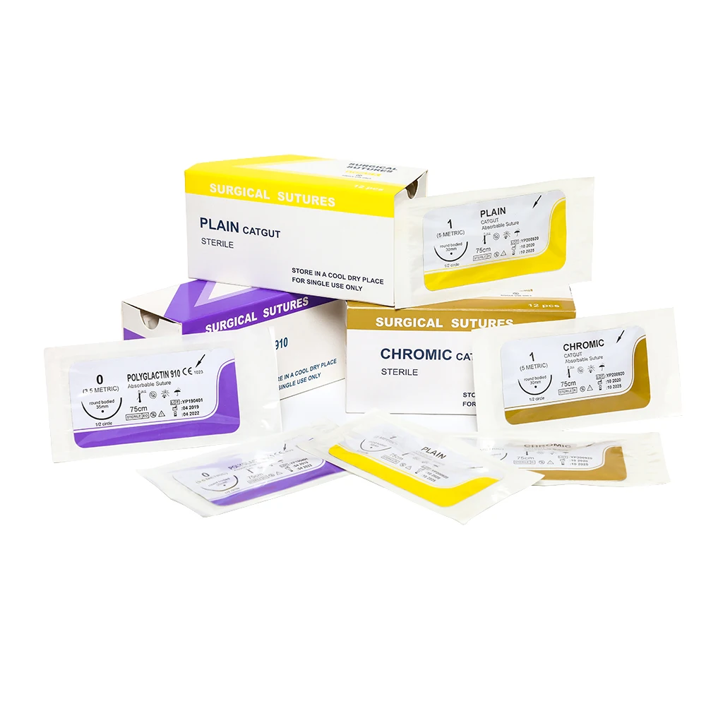Absorbable Medical Surgical Suture PGLA 910 Polyglycolic Acid PGA Suture Nylon Surgical Suture