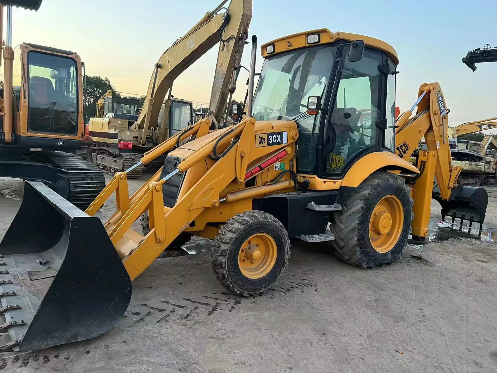 Good Condition Cheap Price Used JCB 3CX Used Backhoe Loader 100 HP Used JCB 4CX Backhoe Loaders For Sale