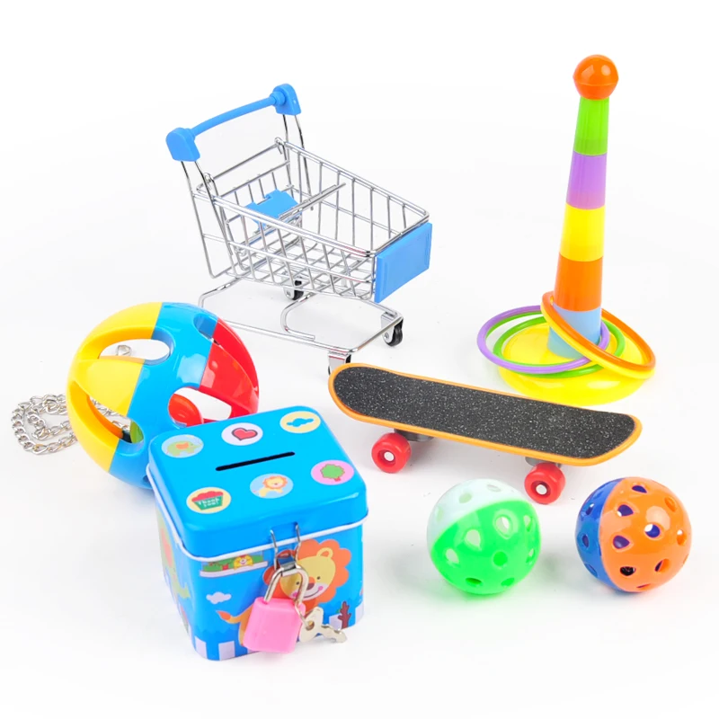 New Bird Toy Parrot Combination Set Training Interactive Toy Parrot Bird Education Toy Pet Supplies