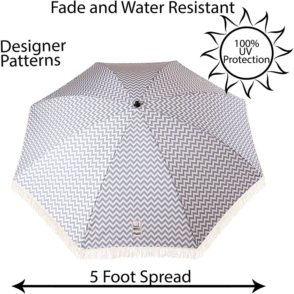 Ovida High Quality Custom Design Parasol Beach Umbrella Outdoor Potable Beach Umbrella Beach