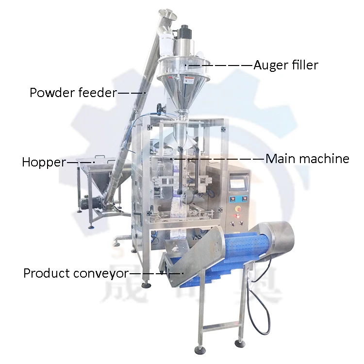 1kg Automatic Borax Powder Chemical Powder Industrial Powder Pouch Multi-function Packing Machine
