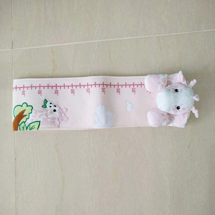 baby height measure ruler stuffed plush toy infant growth ruler height chart