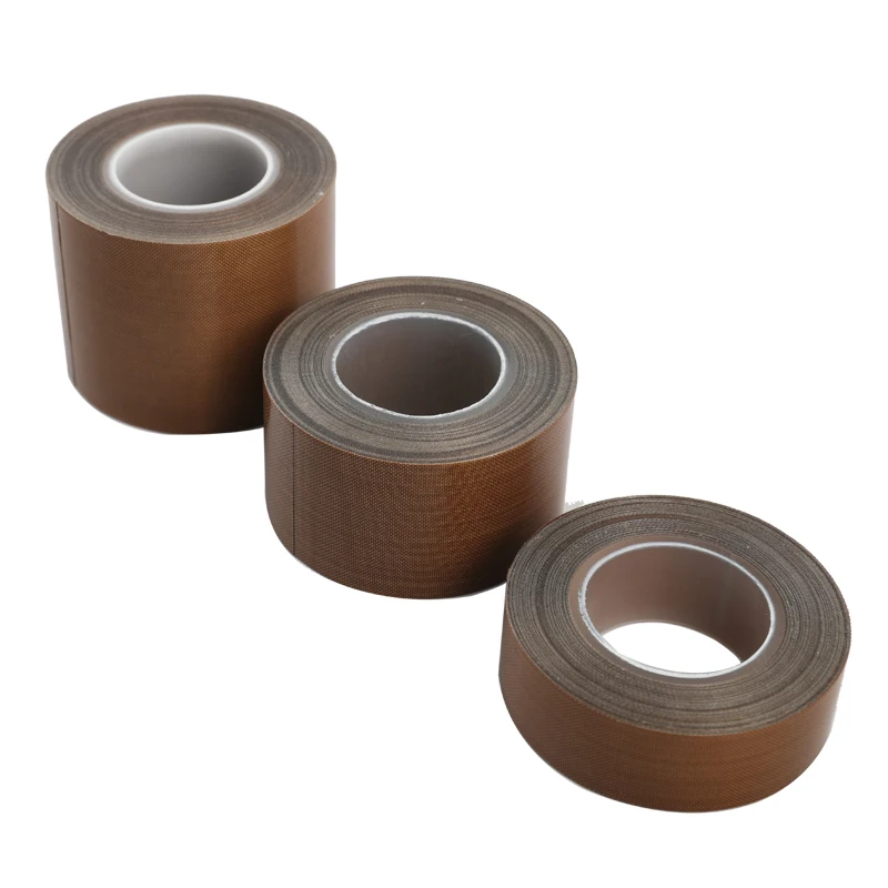 Heat Resistant PTFE Fiberglass Cloth Tape PTFE Coated Glass Adhesive Tapes