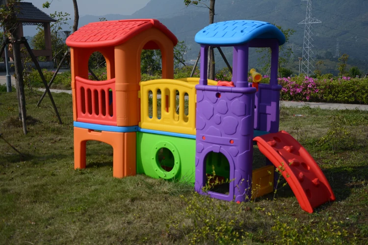 
Featured Kids Indoor Playground Play Area House For Sale Plastic Playhouses OL-FZ001 